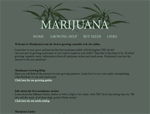 Tablet Screenshot of marijuana2.com